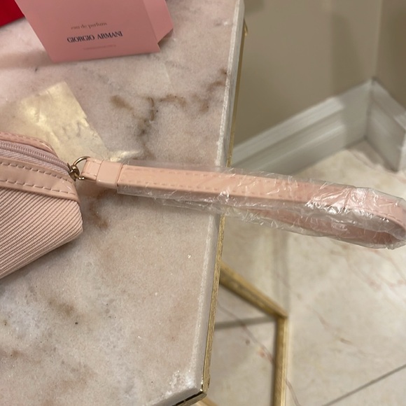 Giorgio Armani, pink zip around cosmetic bag - Picture 5 of 11